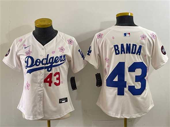 Women's Los Angeles Dodgers #43 Anthony Banda Cream 2025 Tokyo Series Limited Stitched Jersey,We sell and wholesale Women's Los Angeles Dodgers #43 Anthony Banda Cream 2025 Tokyo Series Limited Stitched Jersey on line form chian!
